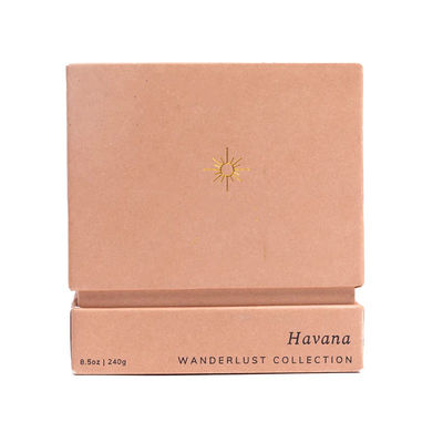 CMYK or Panton Printing Color Decorative Scented Candle Box Packaging Lid And Base Box